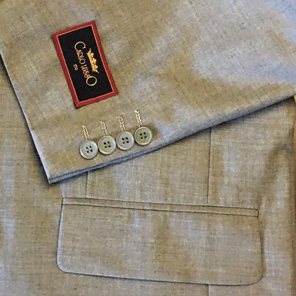CARLO LUSSO 3-Button Vented "Aldo" Suit Jacket NWT - Picture 8 of 14